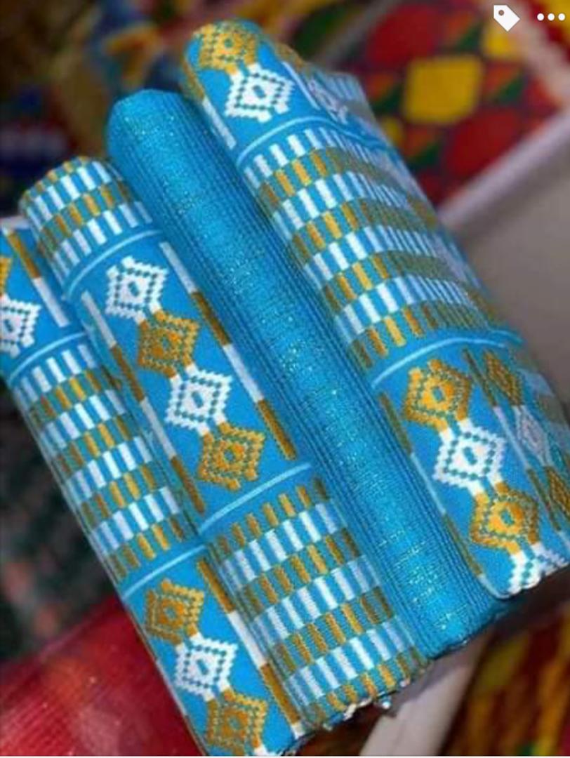 Ghana Imported Kente-Mmerepa Material (5.4 meters)